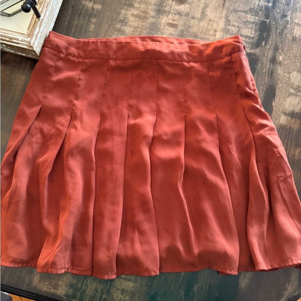 Forever 21 Terracotta Skater Skirt